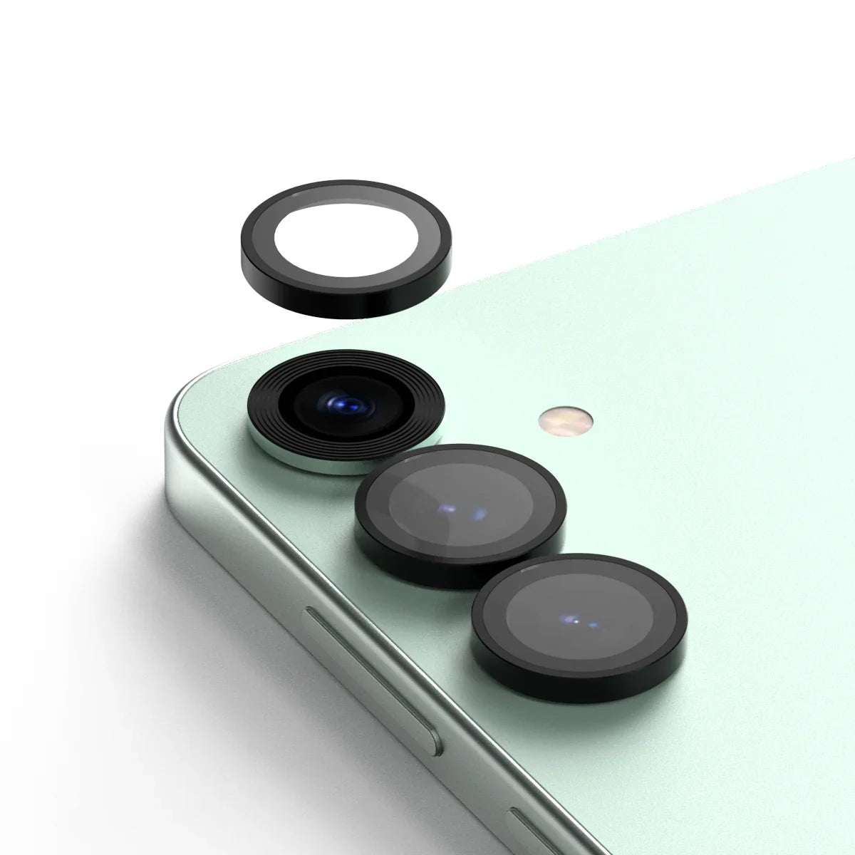 Araree Samsung S25 Plus Metal Ring Camera Lens - Clear - Tashqila Araree Samsung S25 Plus Metal Ring Camera Lens - Clear - Tashqila